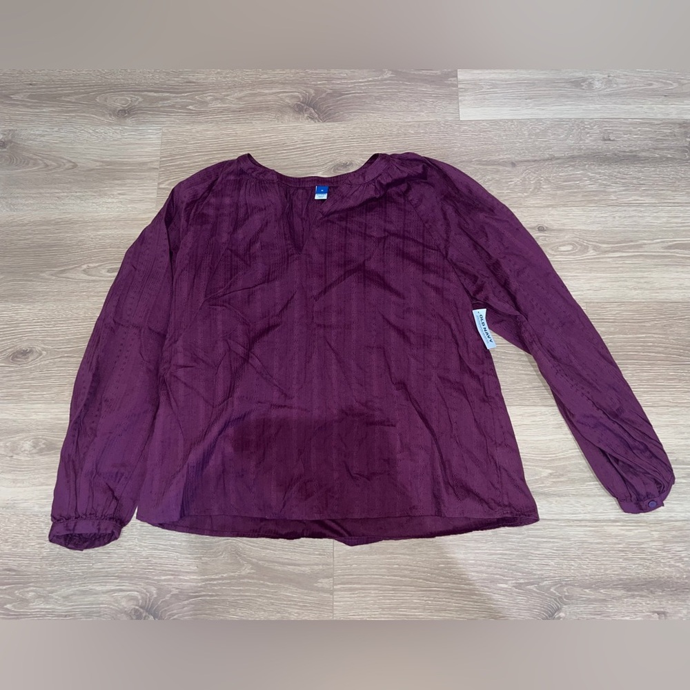 NWT old navy purple blouse
